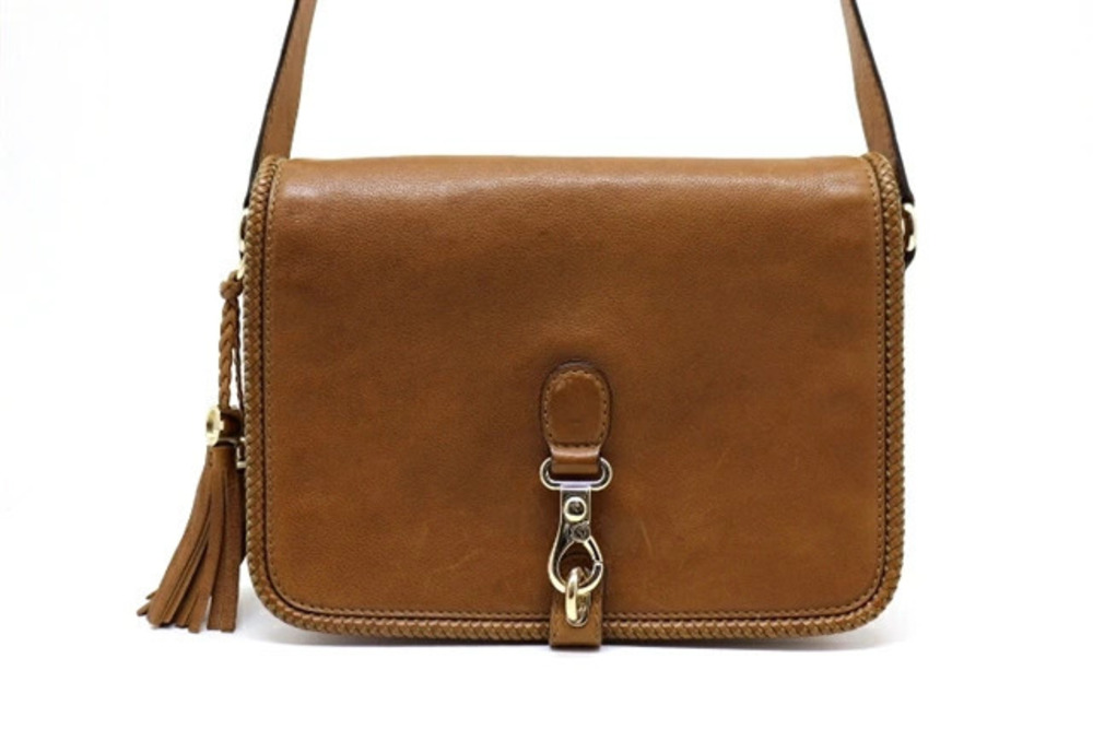 Gucci bag shoulder Marrakech calfskin brown